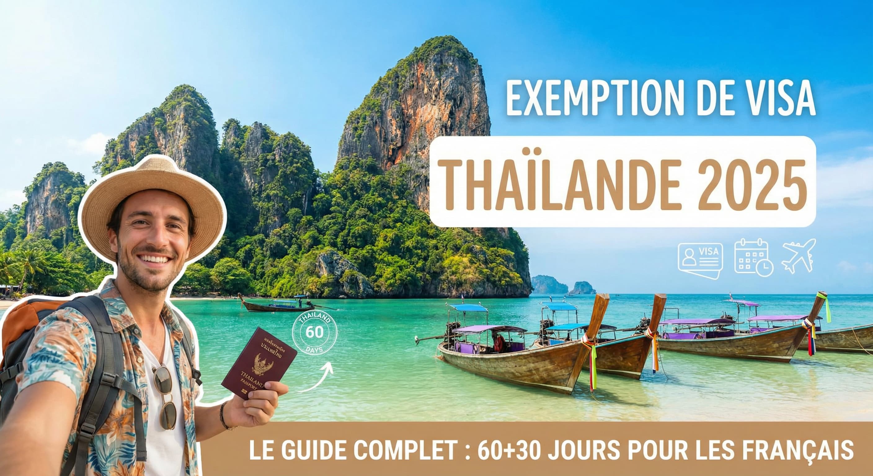 Exemption de Visa Thaïlande 60/90 jours : Le Guide Complet 2026