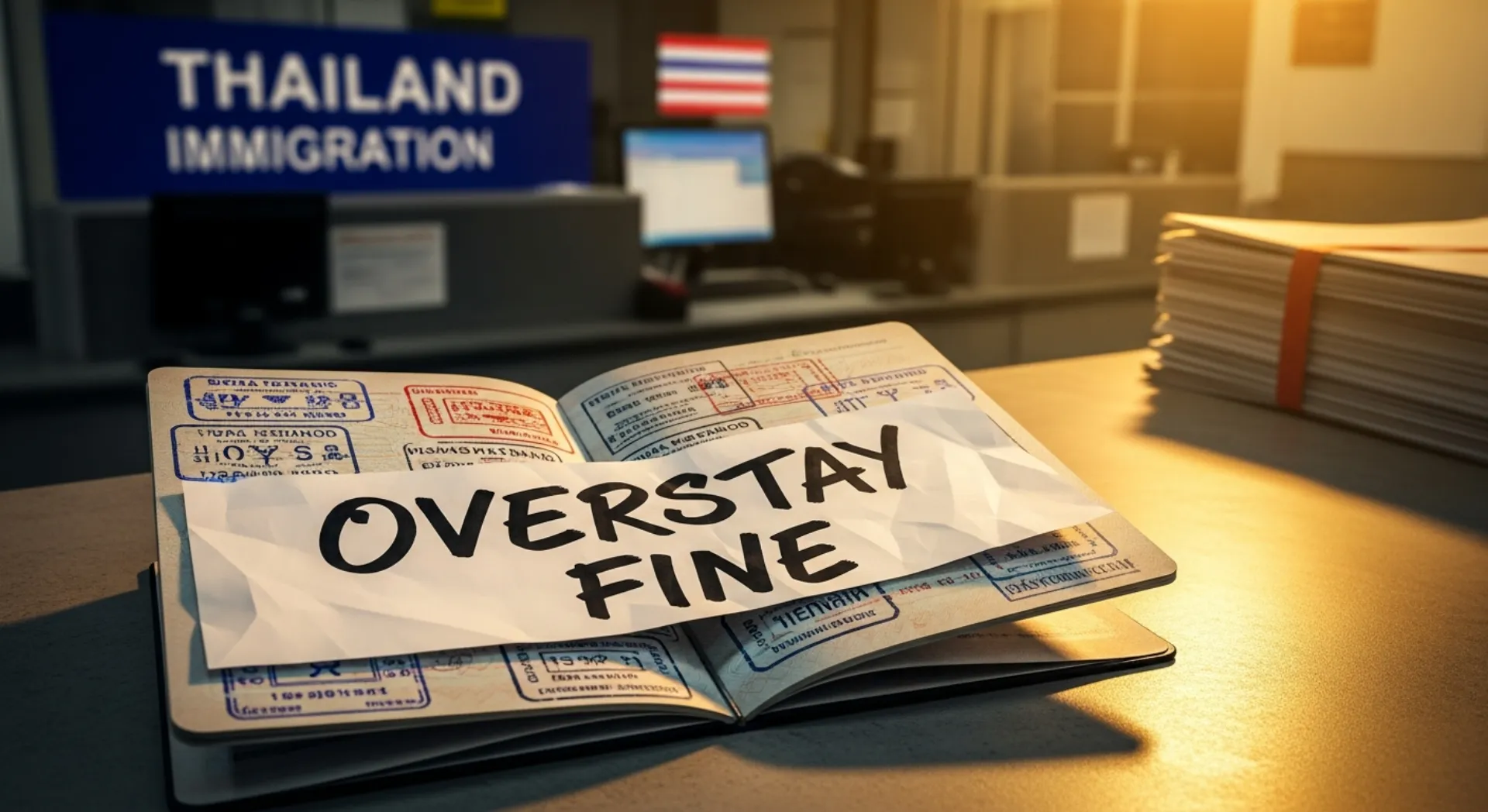Overstay en Thaïlande : risques, amendes et solutions en 2026