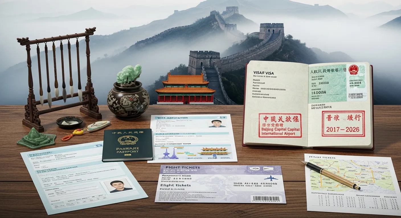 Visa touristique Chine (L) : demande, prix et documents pour les Français en 2026